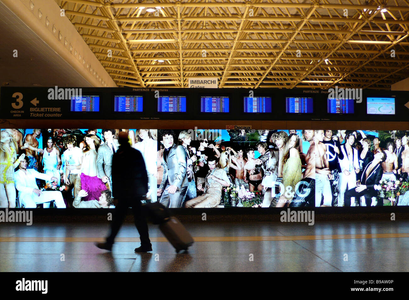 Milan Malpensa airport Stock Photo - Alamy