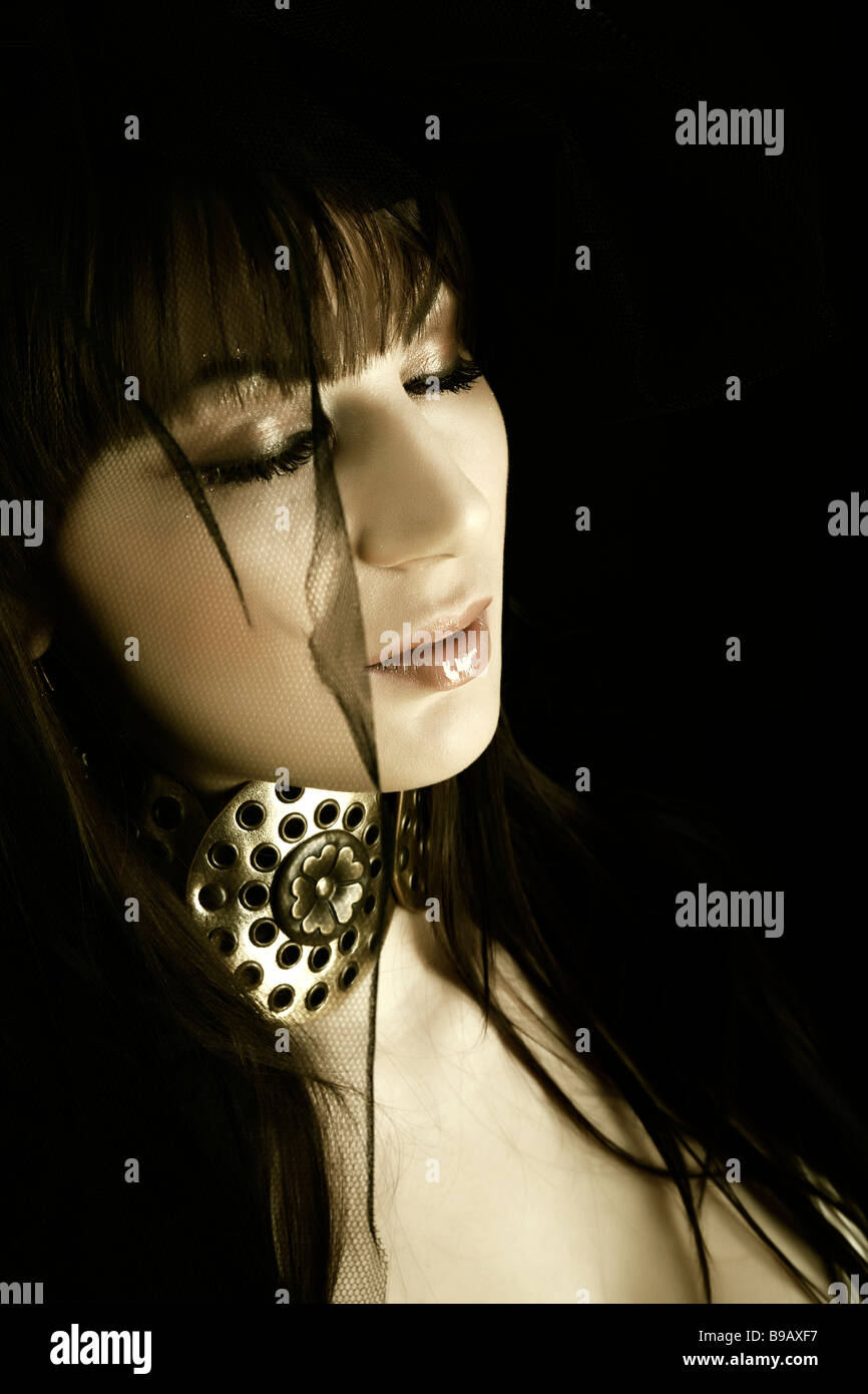 portrait of a young woman Stock Photo - Alamy