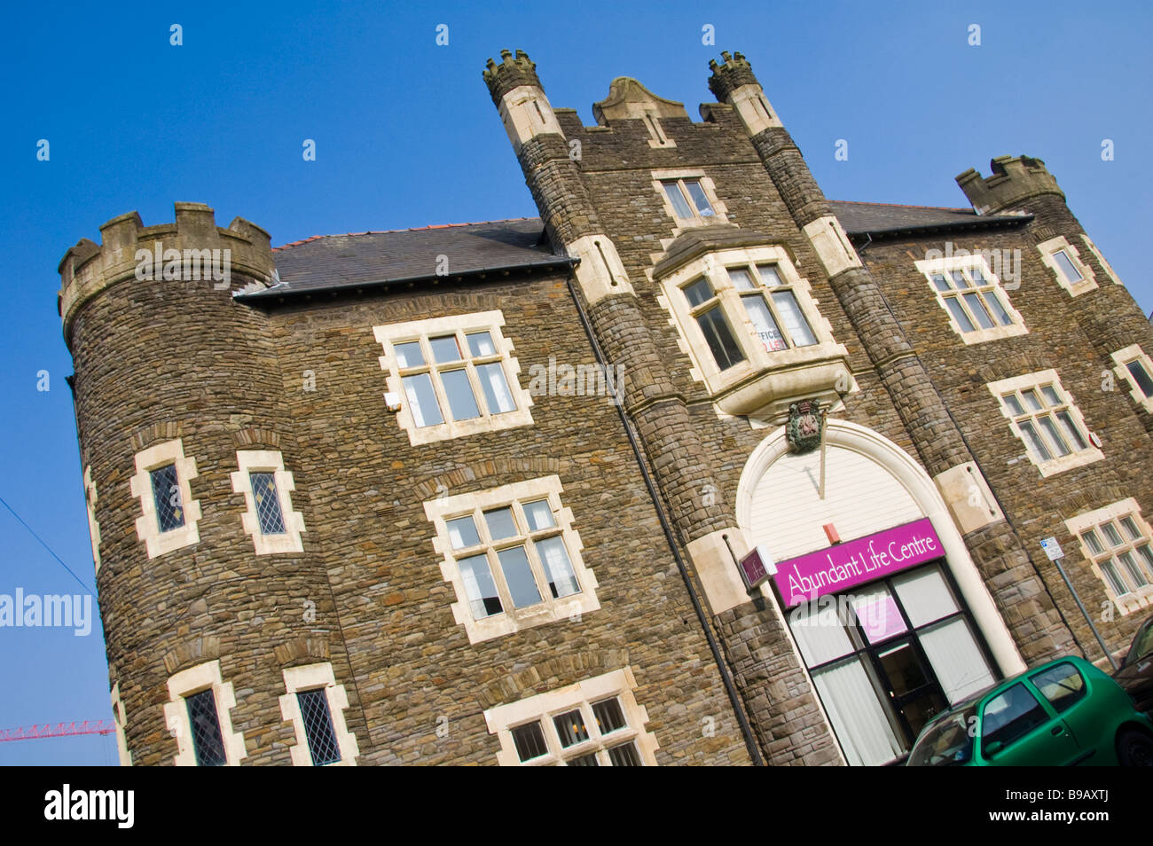 Abundant Life Centre church in Victorian building Newport South Wales UK Stock Photo