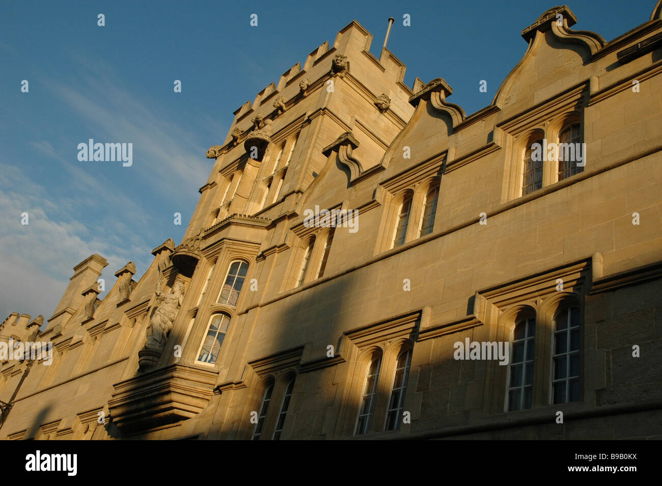 A university college building in Oxford England Stock Photo
