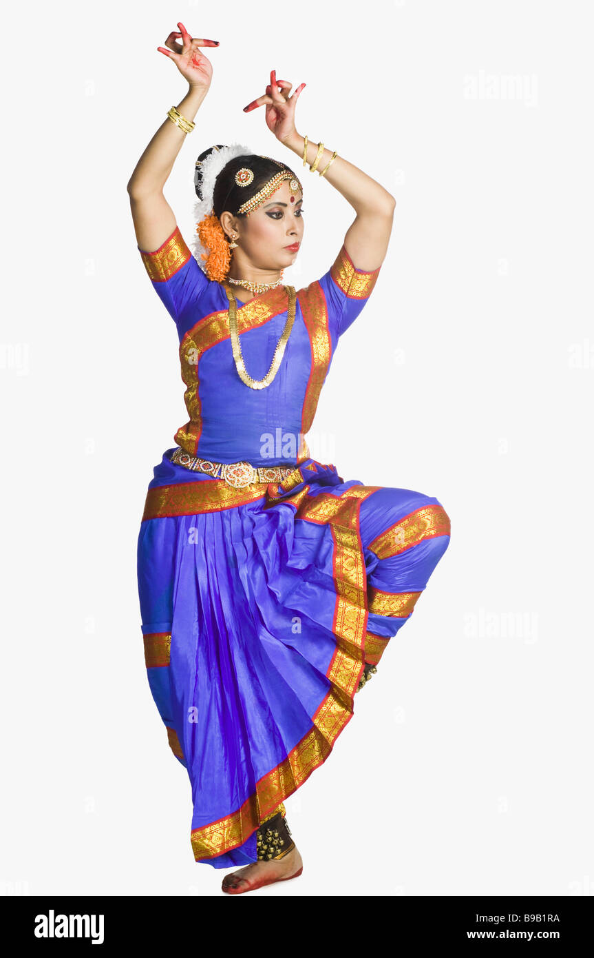 Shamnu hasta a posture in bharatnatyam Stock Photo - Alamy