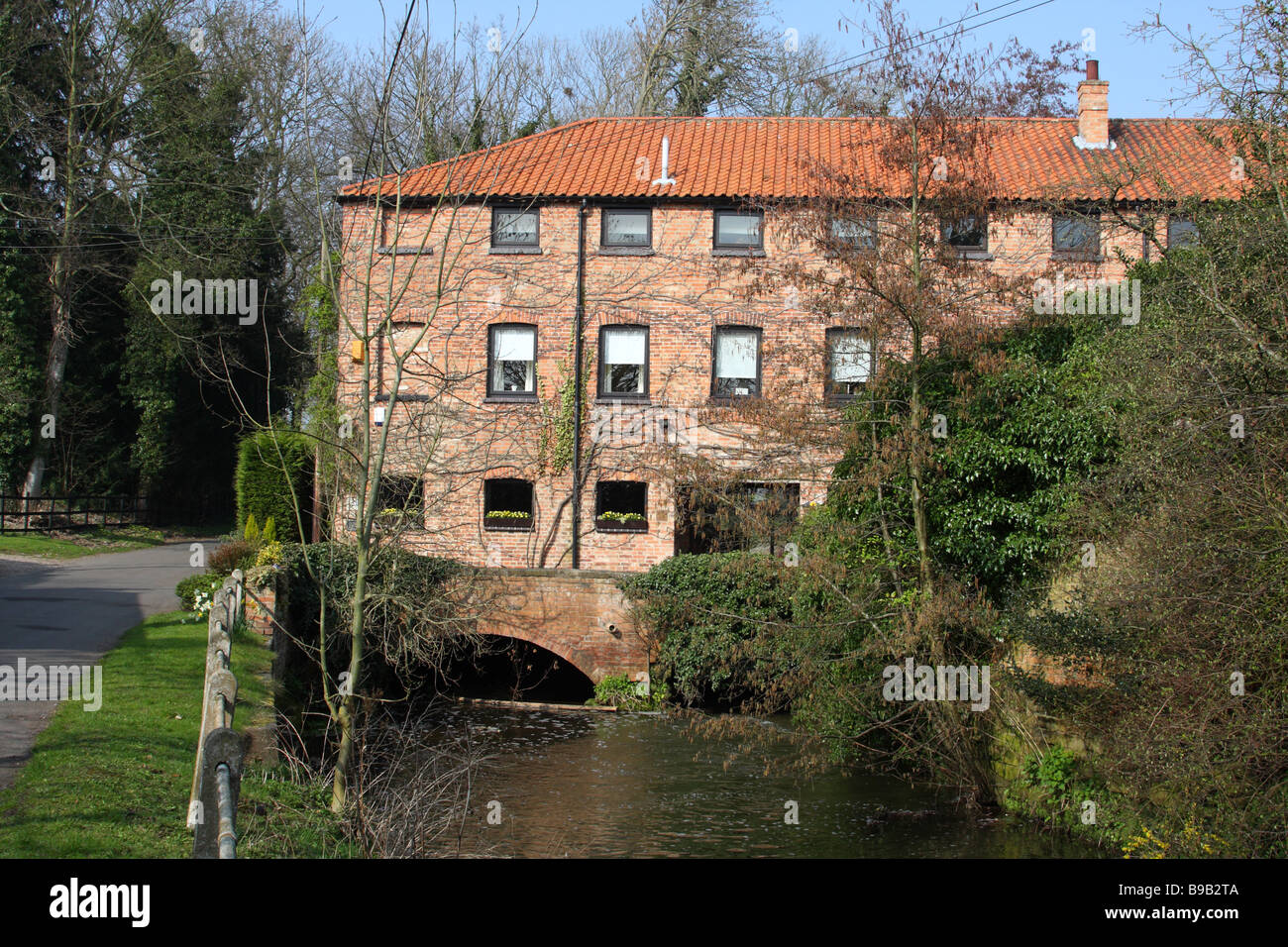 A converted water mill in an English village. Gonalston