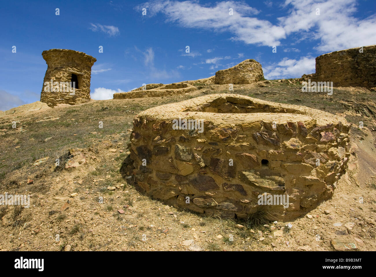 Ninamarca chulpas near Cuzco Stock Photo
