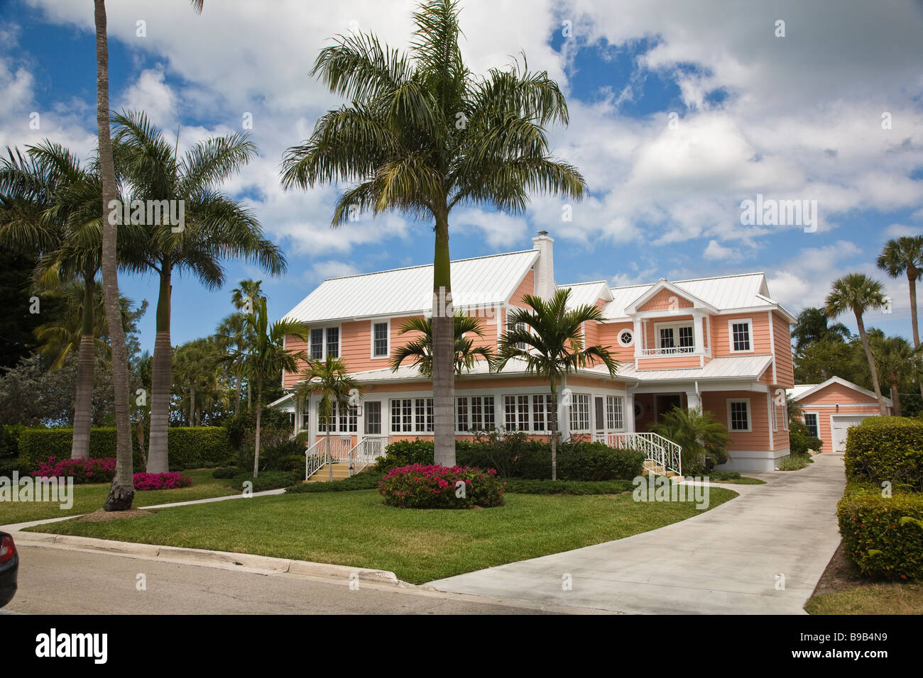 House in Naples Florida Stock Photo Alamy