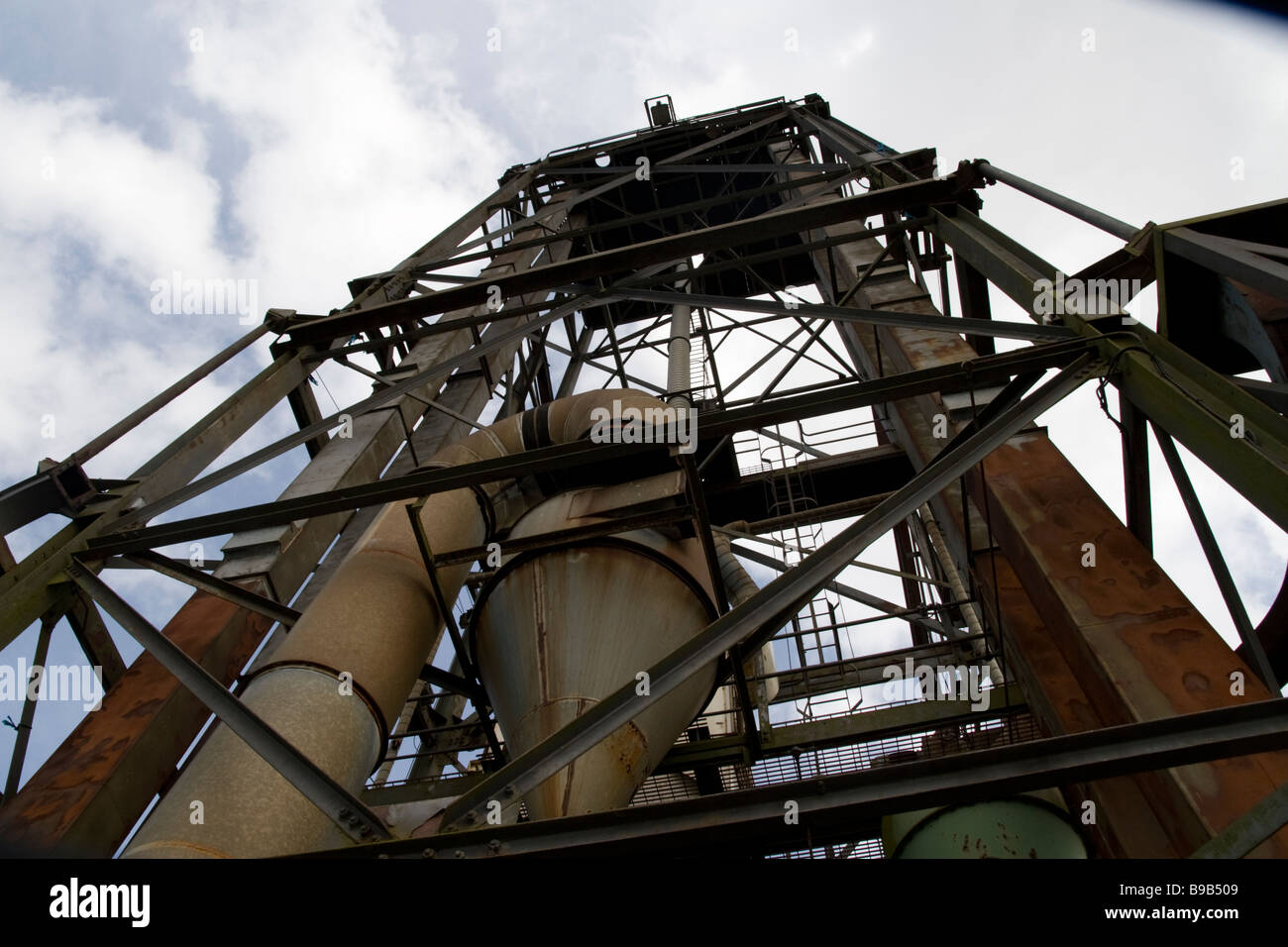 Old Grain Elevator in the old port on the River Great Ouse at Kings