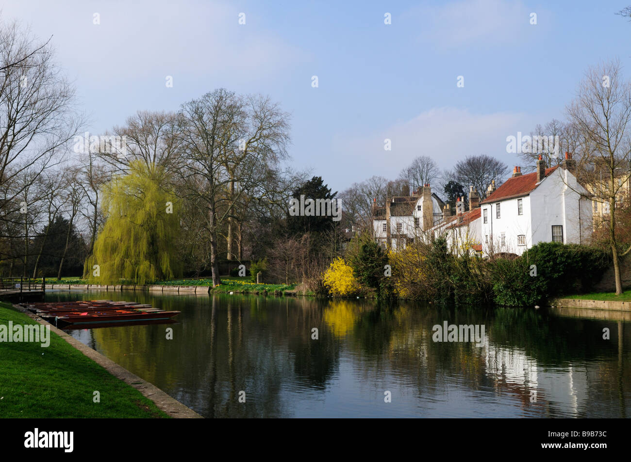 River Cam at Jesus Green Cambridge England UK Stock Photo Alamy