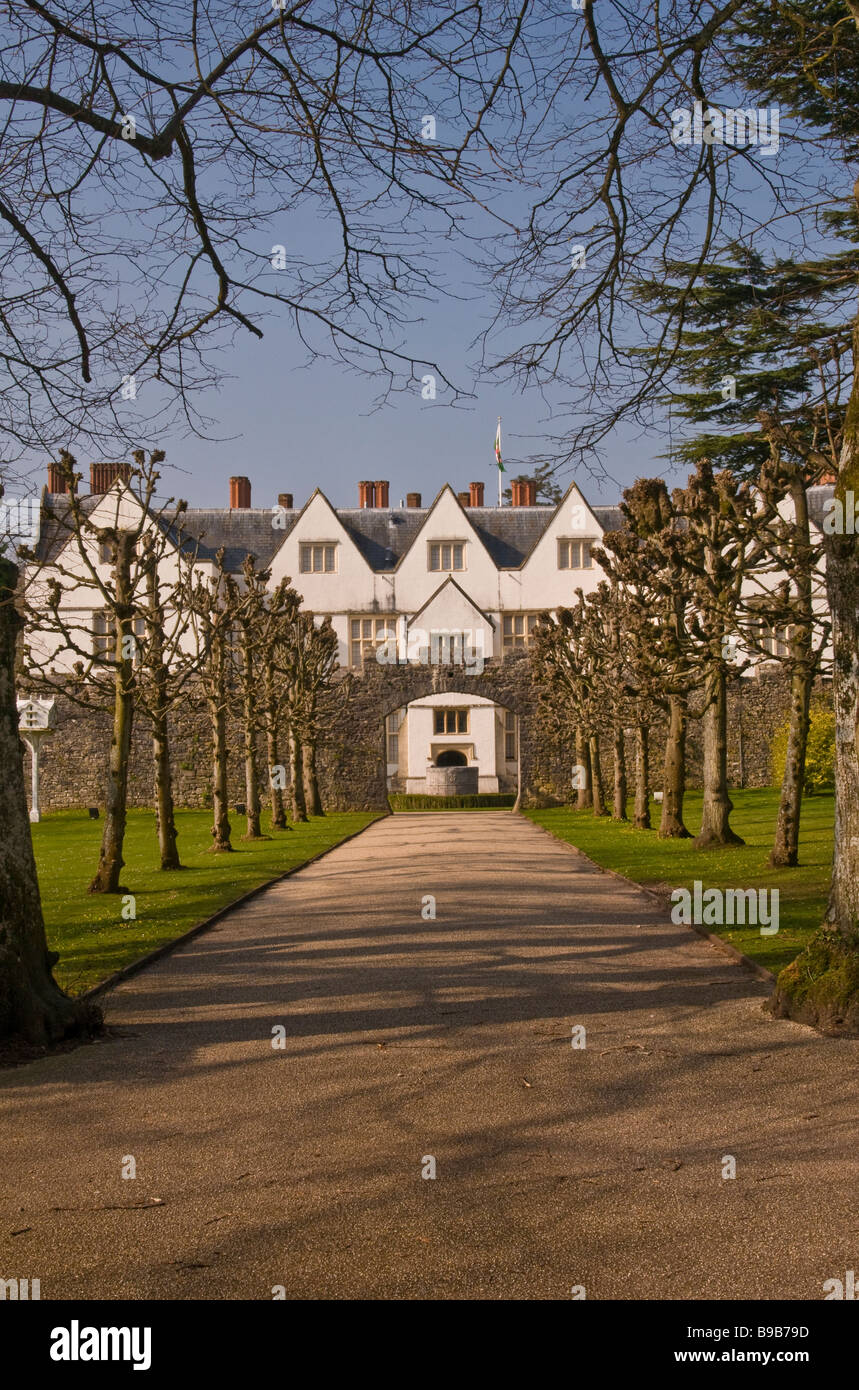 St Fagans Castle in the Museum of Welsh Life near Cardiff Wales Stock Photo