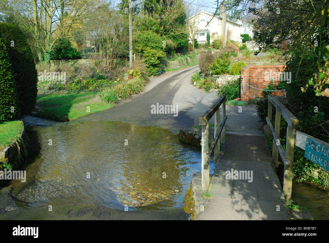 Tealby Lincolnshire Wolds Village England Stock Photo Alamy