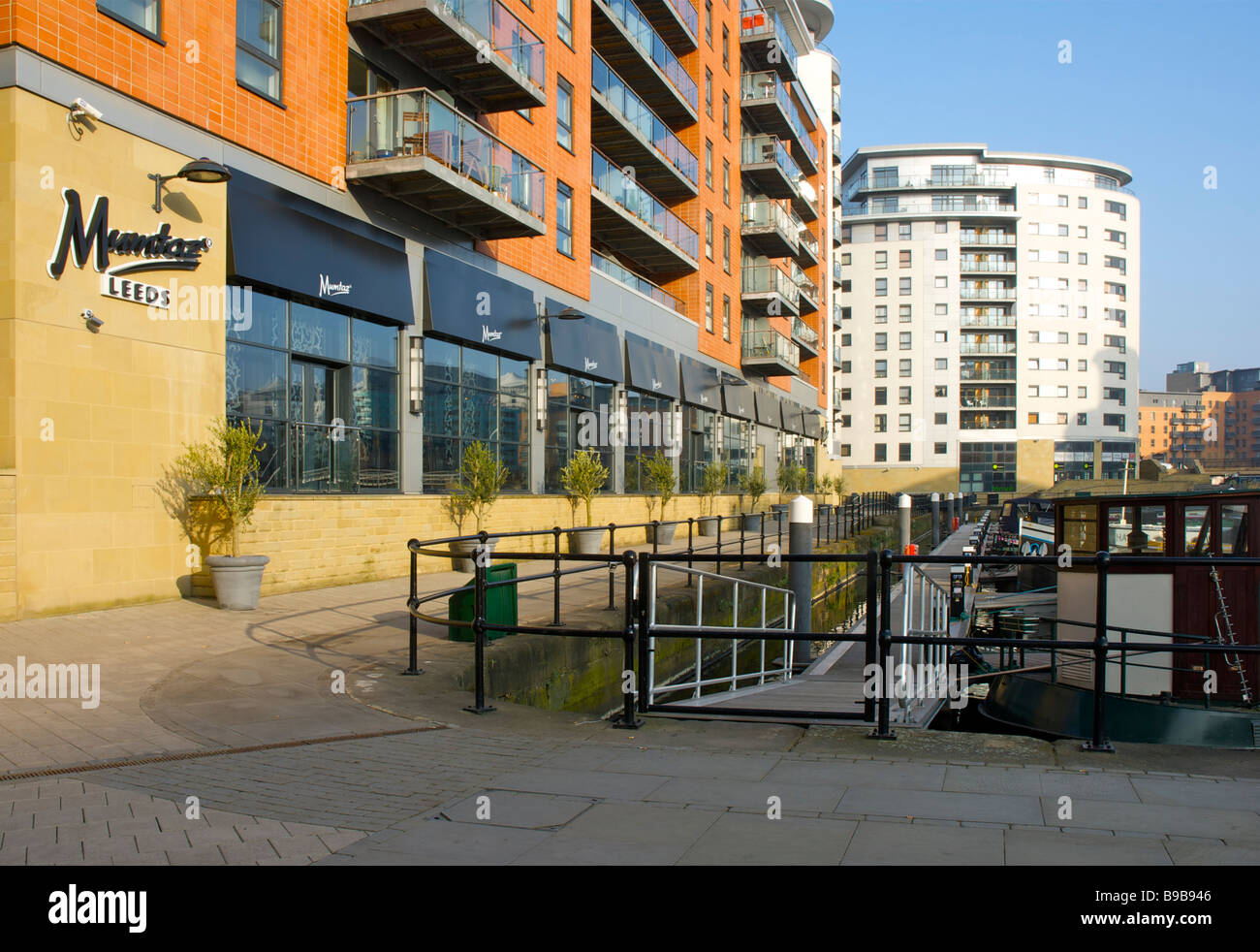 Mumtaz Indian restaurant at Clarence Dock, Leeds, West Yorkshire