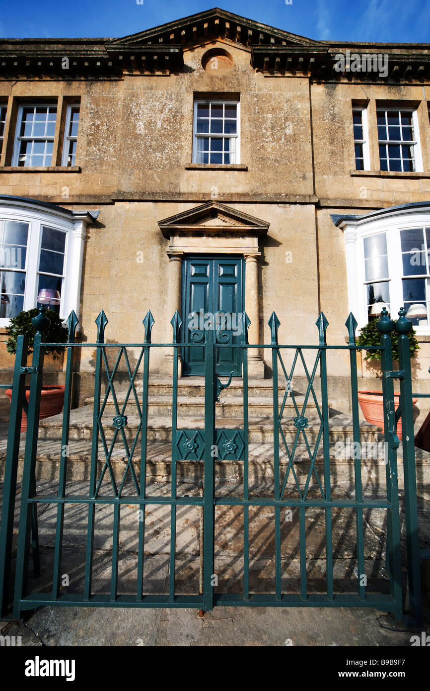 town house high street broadway cotswolds worcestershire uk Stock Photo