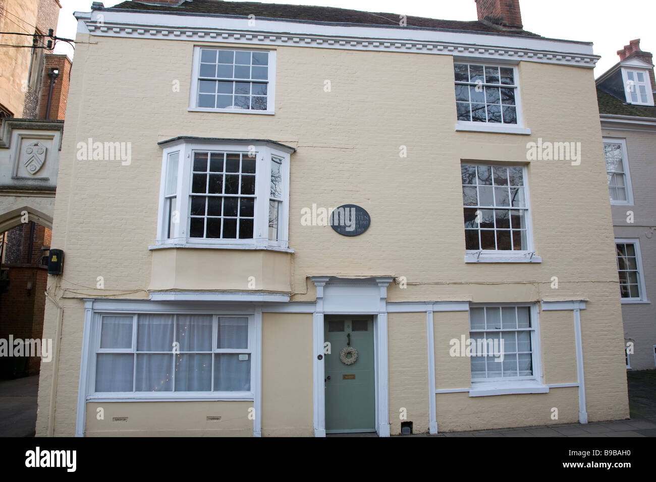 Jane Austen House, Winchester, England Stock Photo Alamy