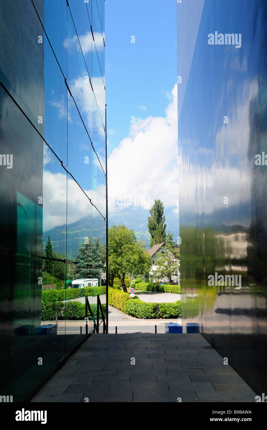 The princely Museum of Fine Arts, Vaduz LI Stock Photo