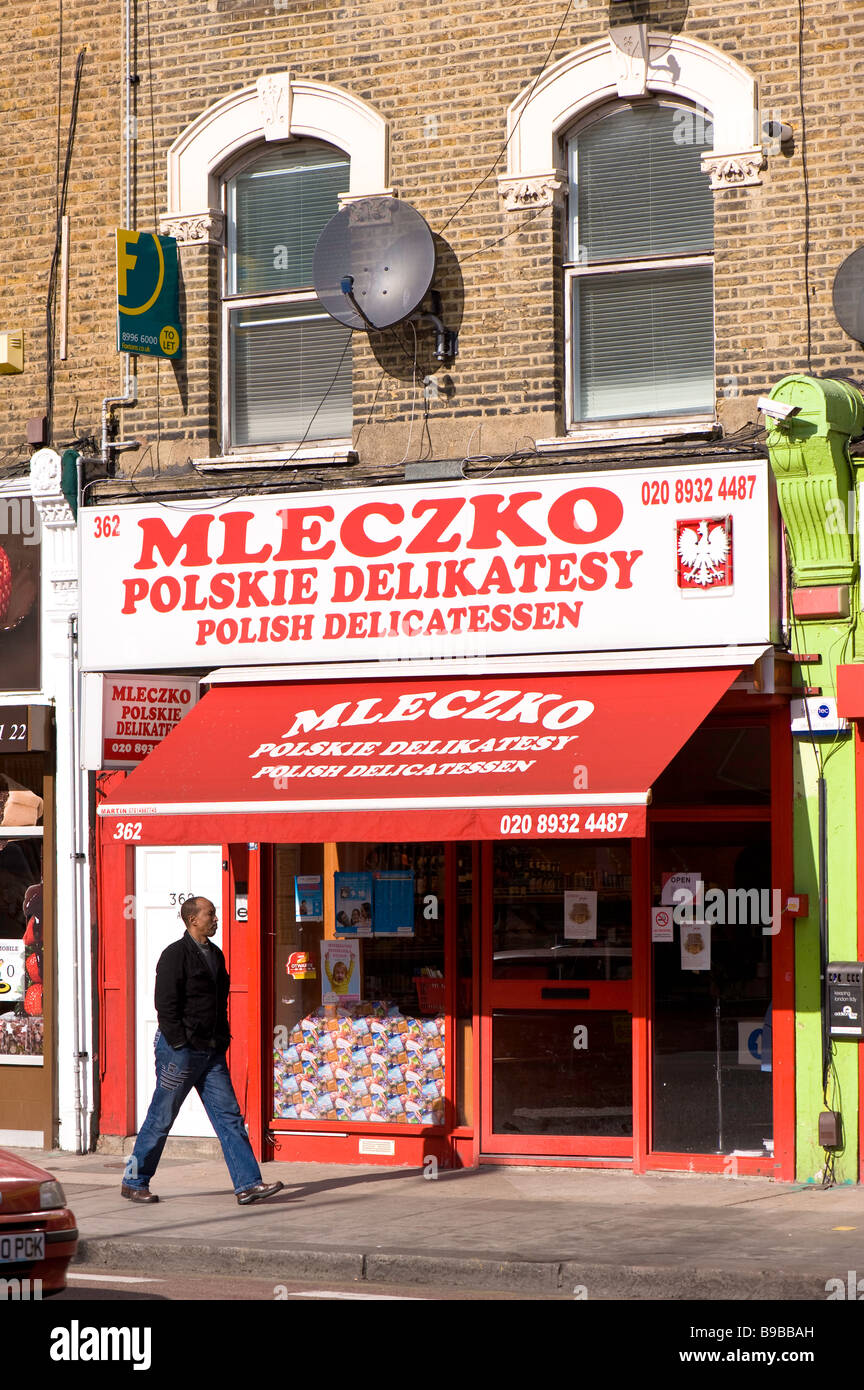 Polish Shop on Uxbridge Road Shepherds Bush W12 London United Kingdom Stock Photo Alamy