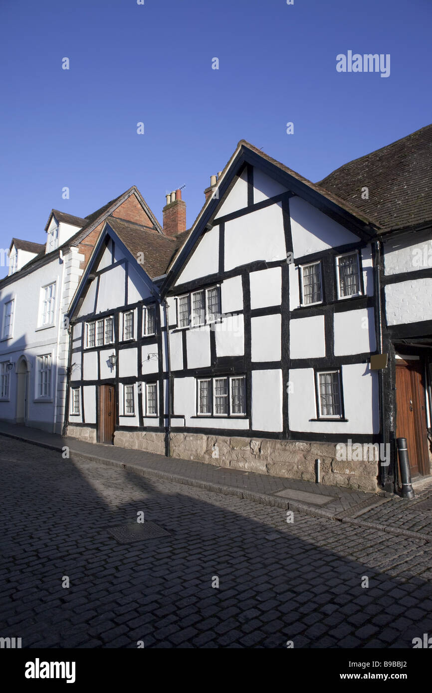 Old buildings in Mill Street Warwick Stock Photo Alamy