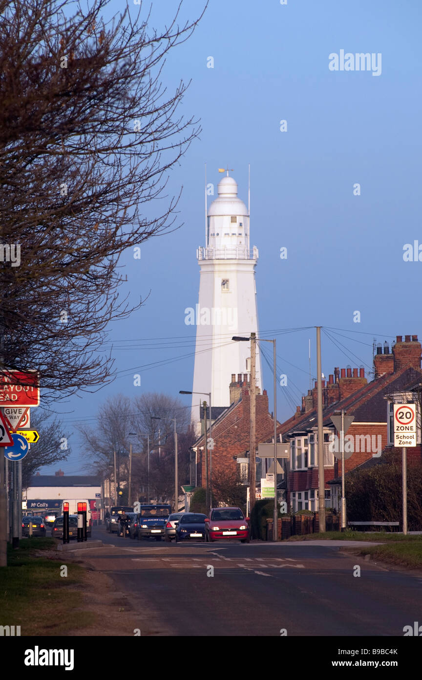 The Lighthouse in Withernsea,"East Riding" of Yorkshire, England,"Great Britain Stock Photo Alamy