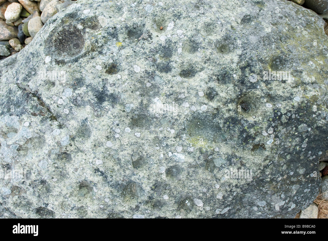 Place Of Sacrifice, Stone With Offering Holes From The Stone Age 