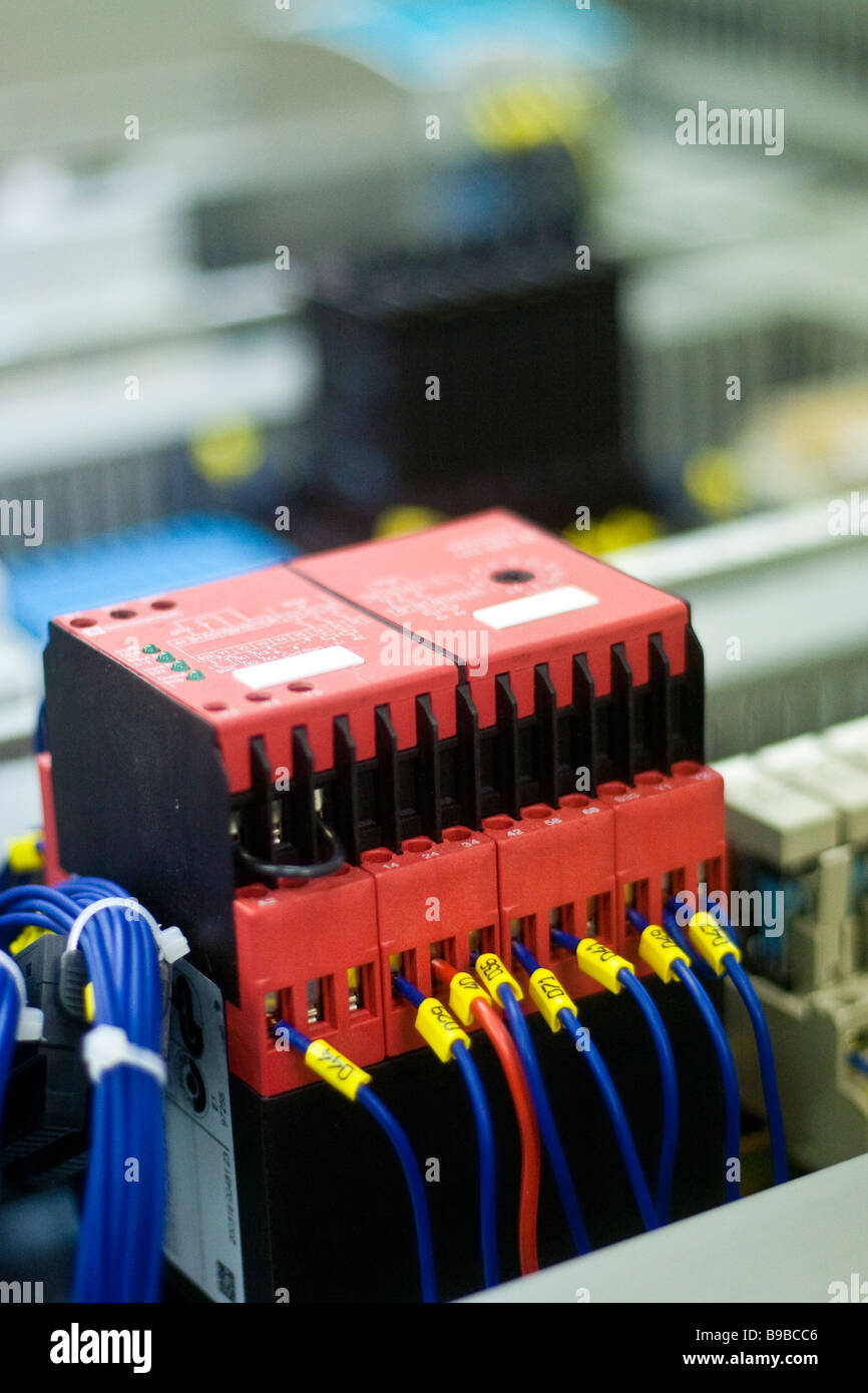 Electronic industrial circuit Stock Photo Alamy