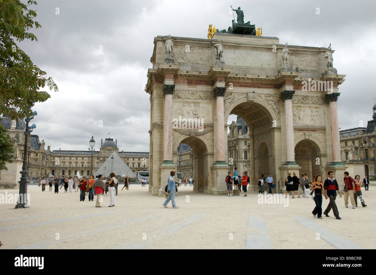The Louvre Art Gallery, Paris, France Stock Photo Alamy