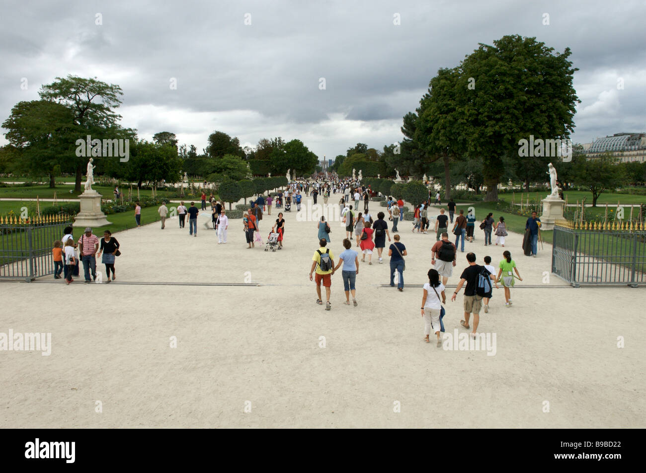 Jardin de Tuileries, Paris, France Stock Photo