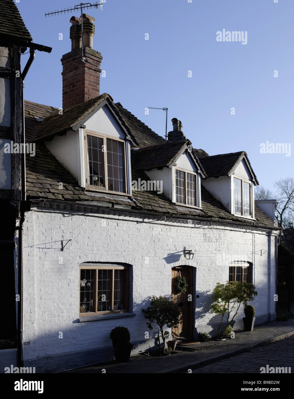 Old buildings in Mill Street Warwick Stock Photo Alamy