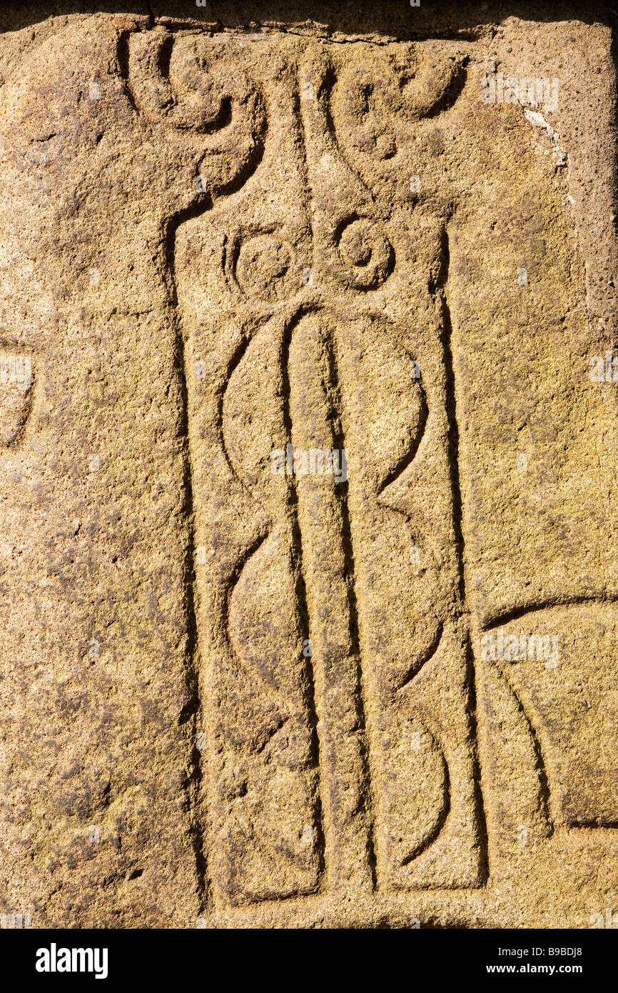 Abernethy Pictish Stone, Scotland Stock Photo