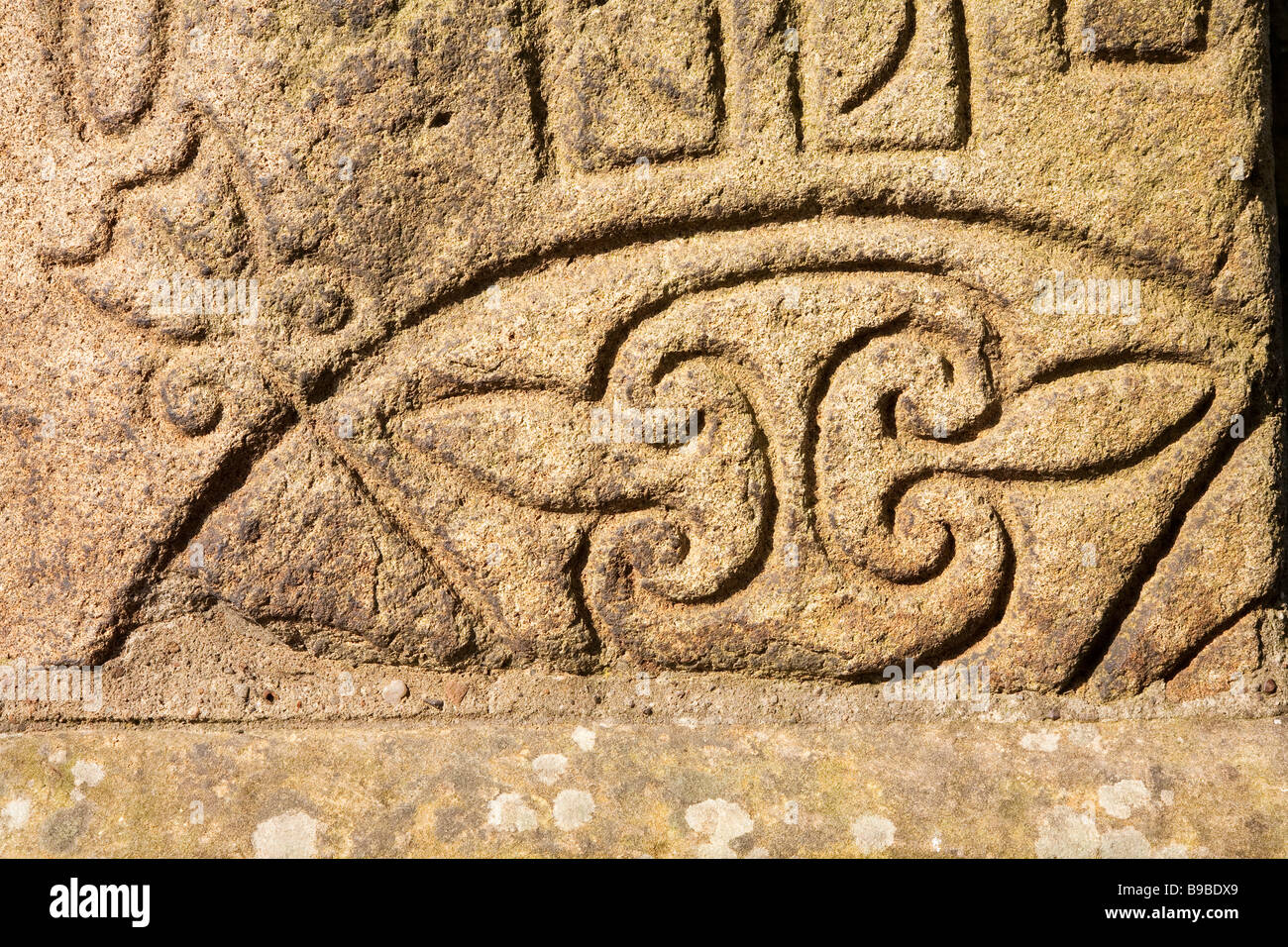 Abernethy Pictish Stone, Scotland Stock Photo