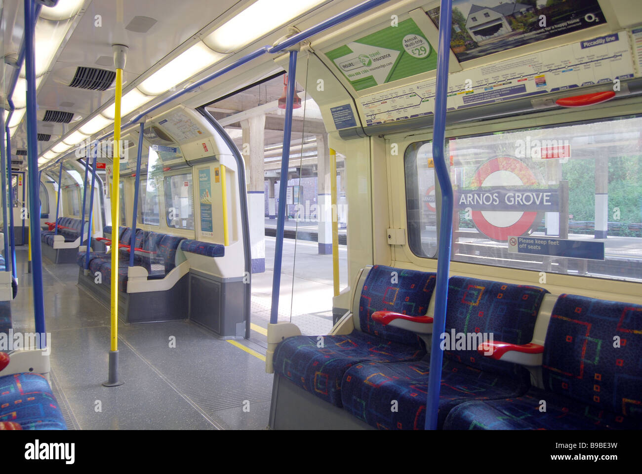 Arnos Grove station London Stock Photo Alamy