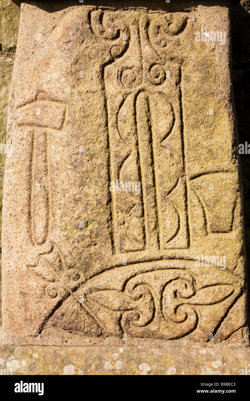 Abernethy Pictish Stone, Scotland Stock Photo