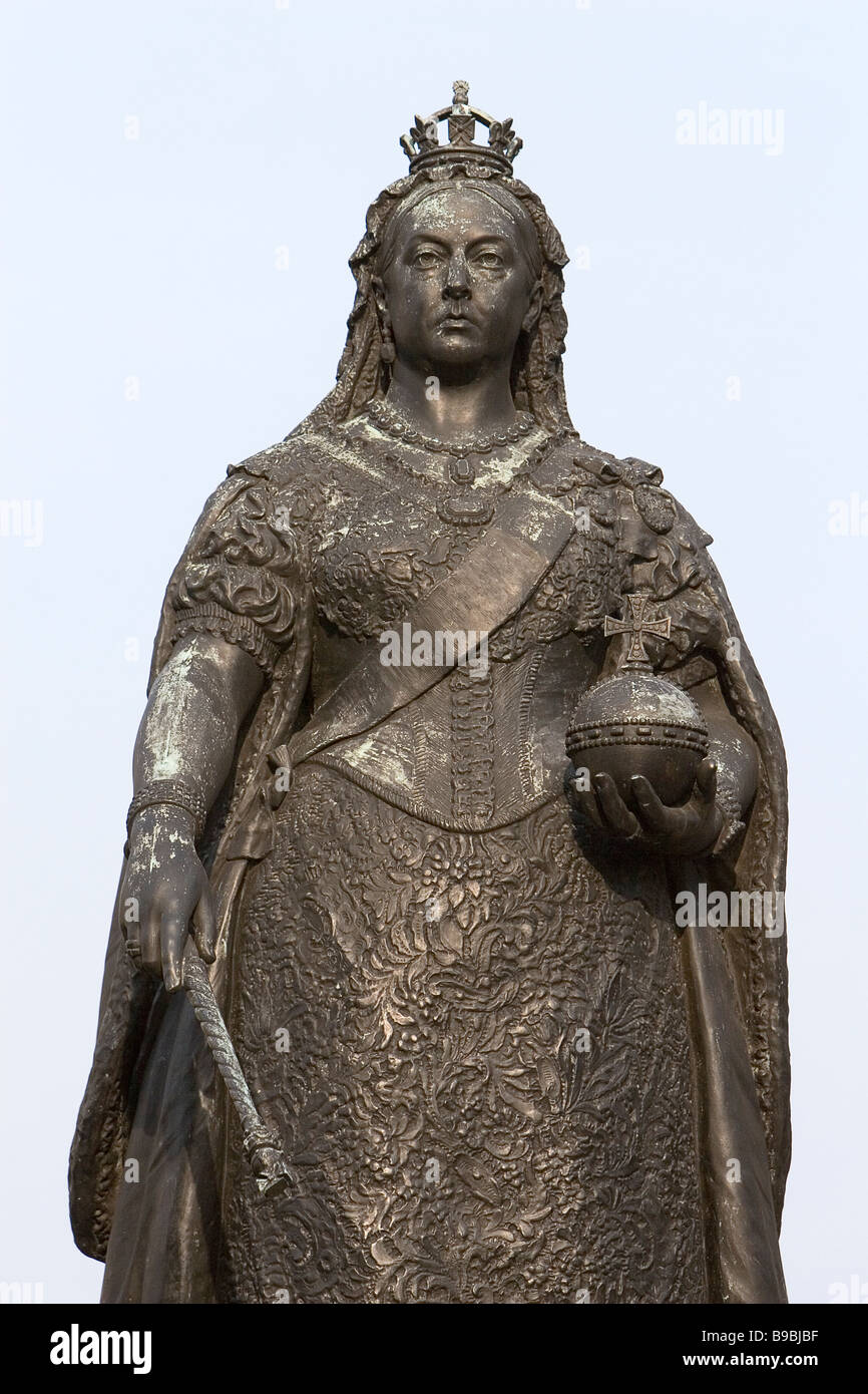 Queen Victoria statue in Windsor Stock Photo