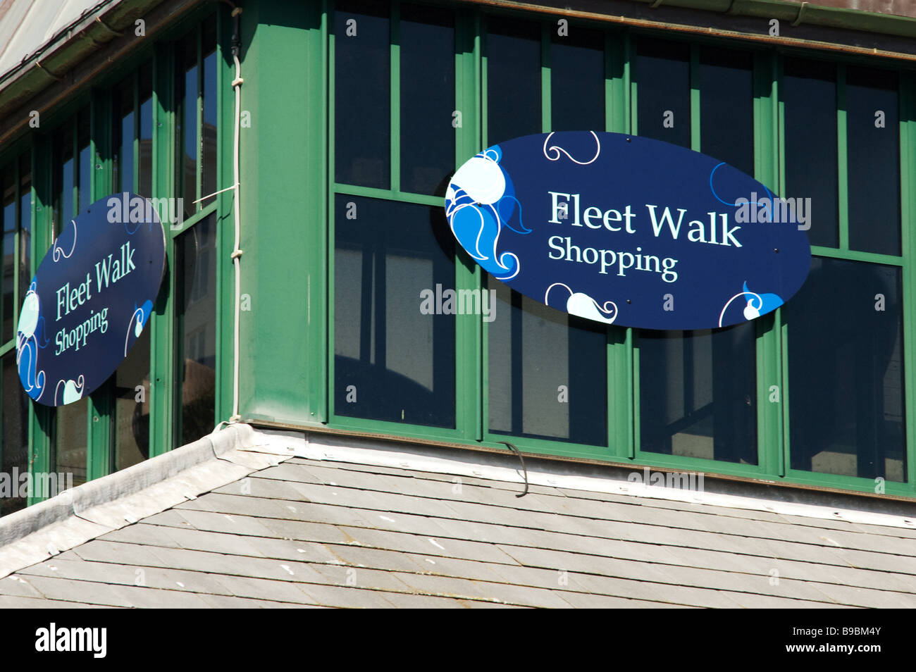 Fleet Walk shopping complex, Torquay, Devon Stock Photo Alamy
