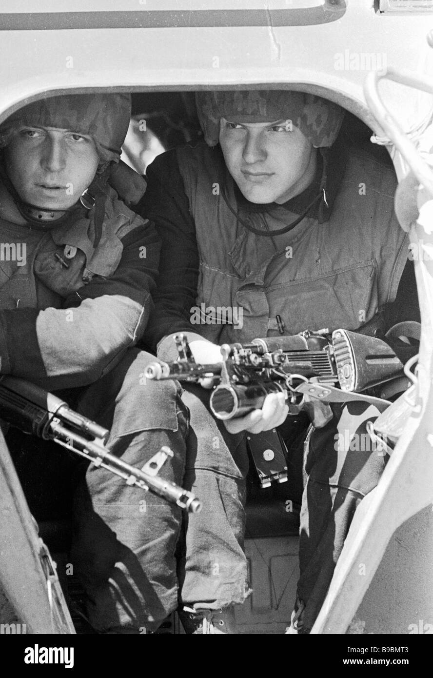 RF Ministry of Interior Special Task Force soldiers in an armed