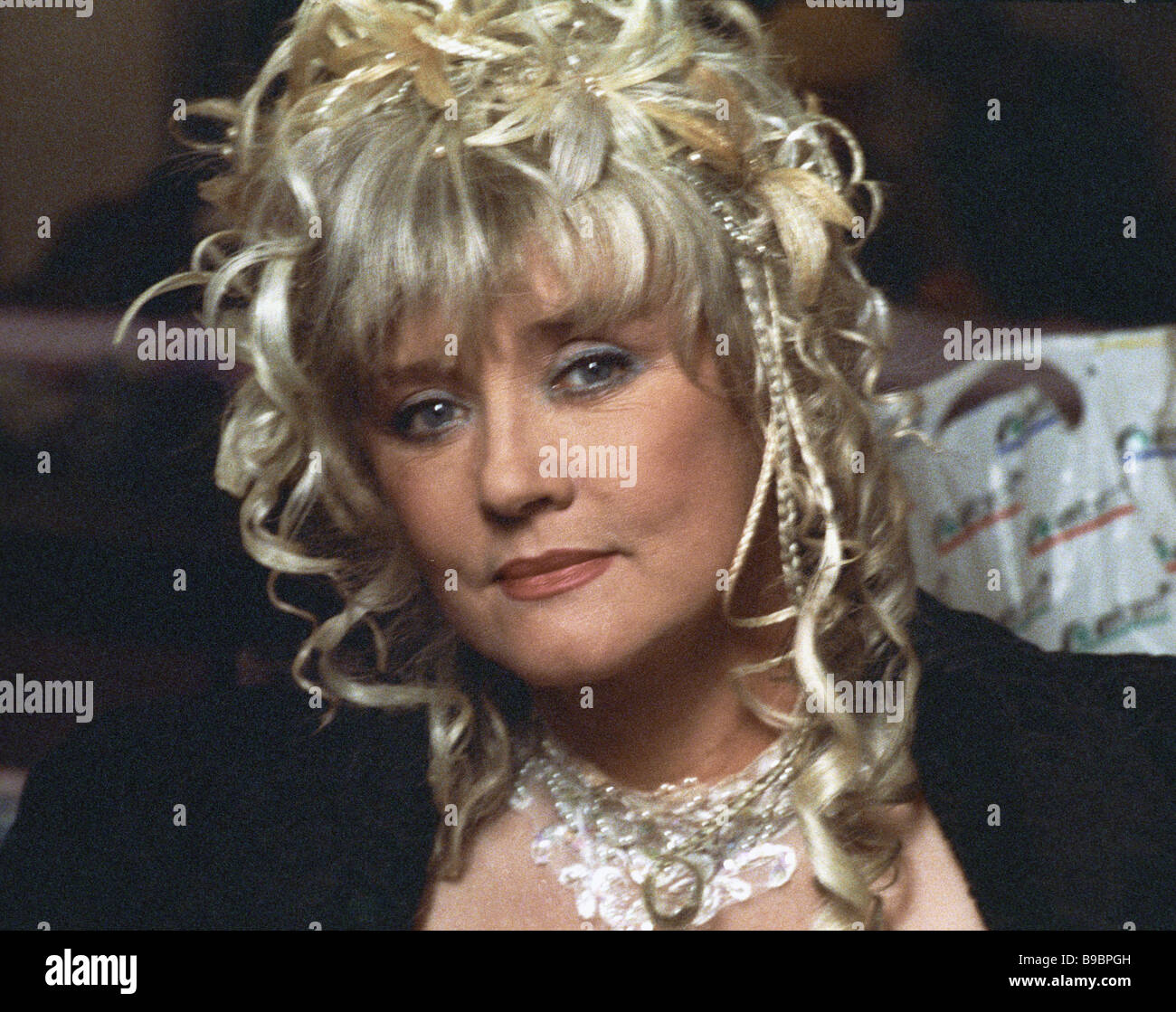 Actress Vera Alentova at the shooting of Vladimir Menshov s movie 