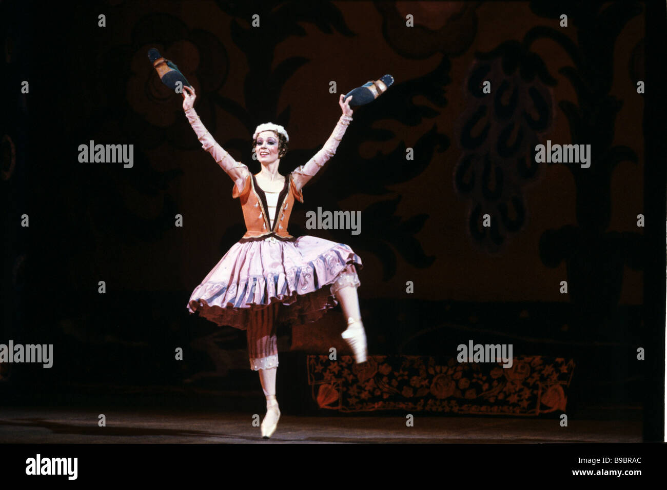 Ballet Petrushka by Igor Stravinsky on stage of USSR State Academic Bolshoi  Theater Ballerina Natalia Arkhipova as Doll Stock Photo - Alamy