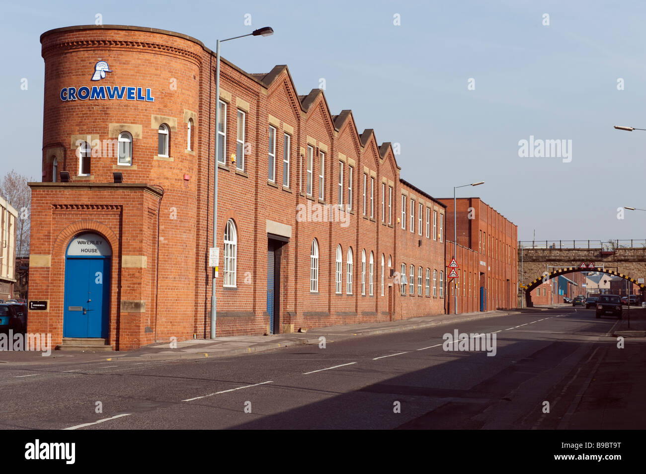 a round ended red brick building on Effingham Street in Sheffield