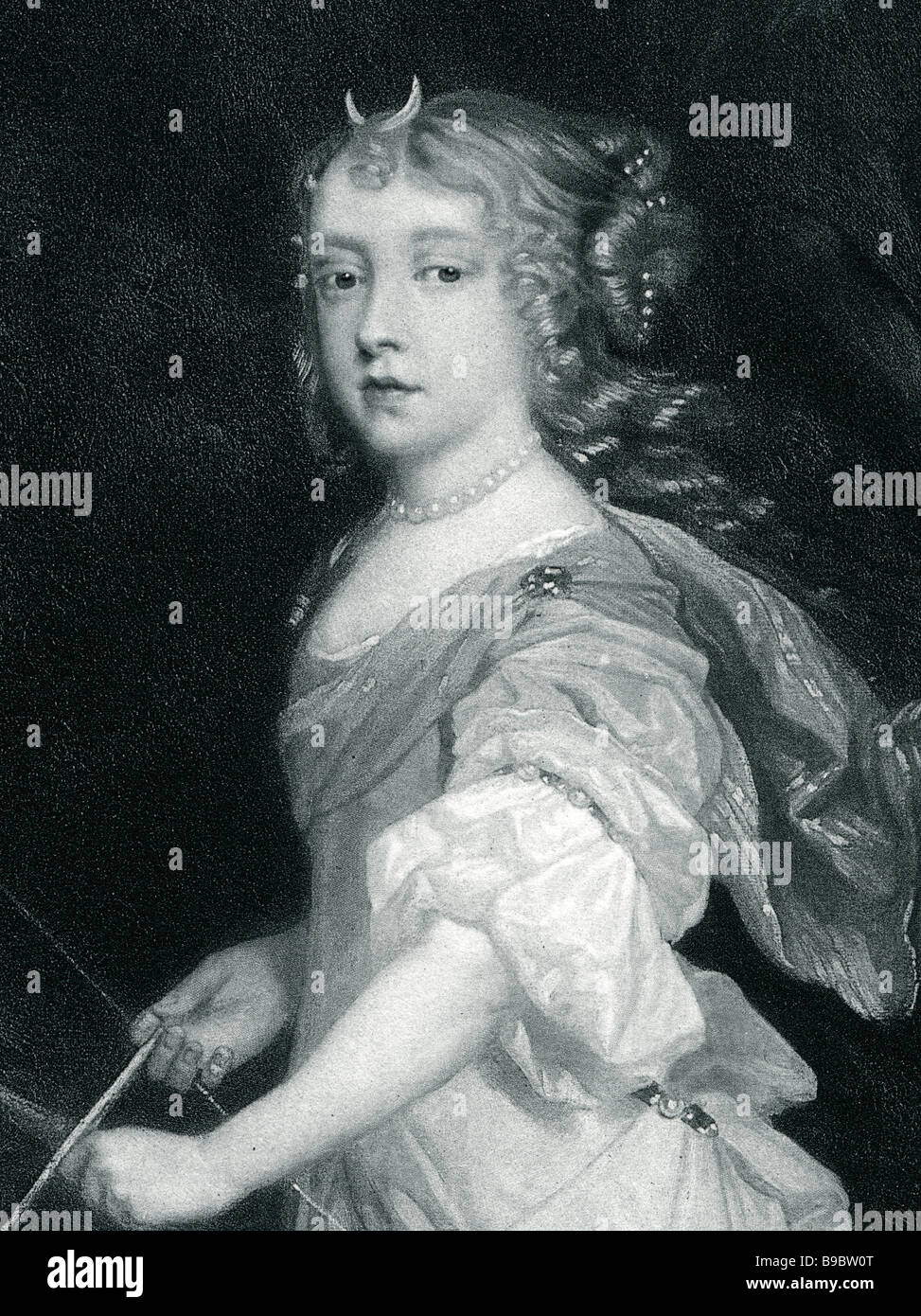 Princess Mary of Modena Daughter of James II 1658 1718 Stock Photo