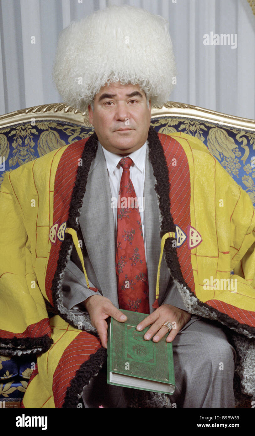 President Turkmenistan Niyazov Saparmurat High Resolution Stock 