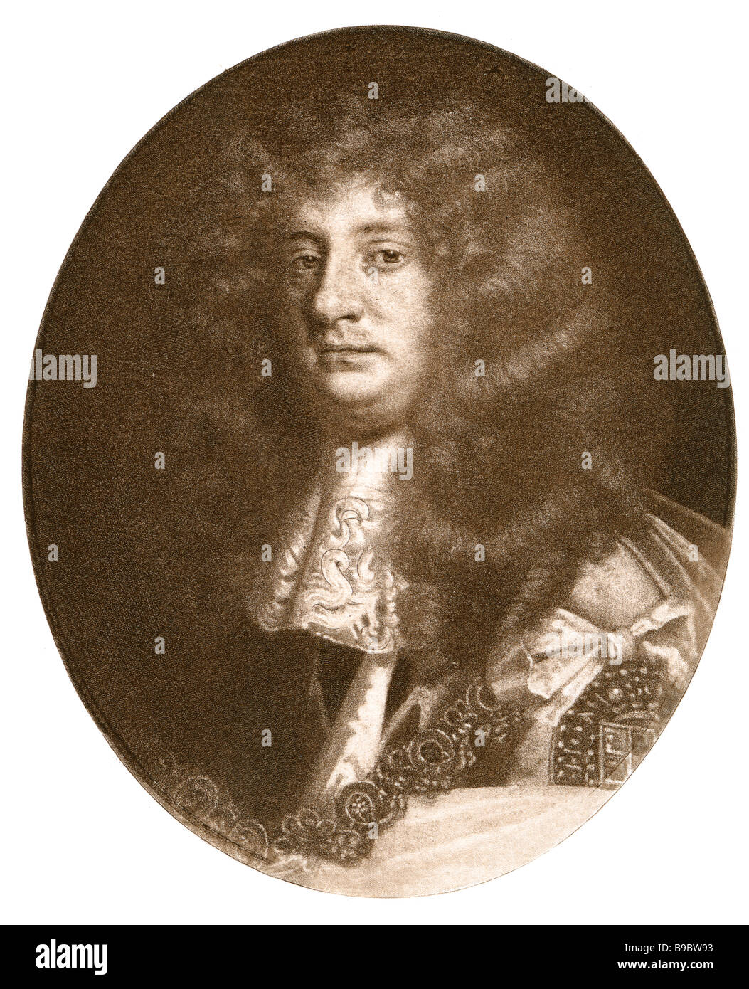 George Villiers 2nd Duke of Buckingham 1628 1687 English statesman poet Stock Photo