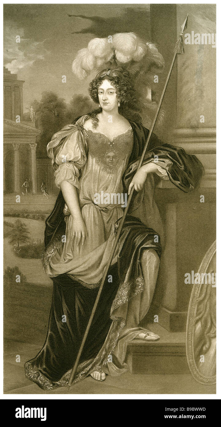 Frances Teresa Stewart Duchess of Richmond 1648 1702 mistress of Charles II Stock Photo