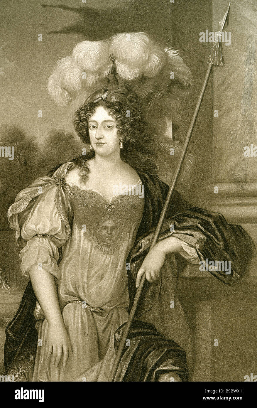 Frances Teresa Stewart Duchess of Richmond 1648 1702 mistress of Charles II Stock Photo