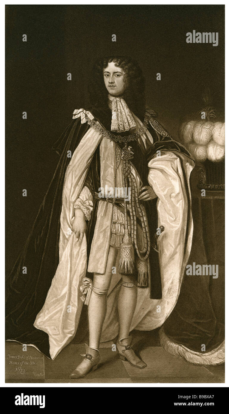 James Scott Duke of Monmouth 1649 1685 English nobleman Buccleuch Stock Photo