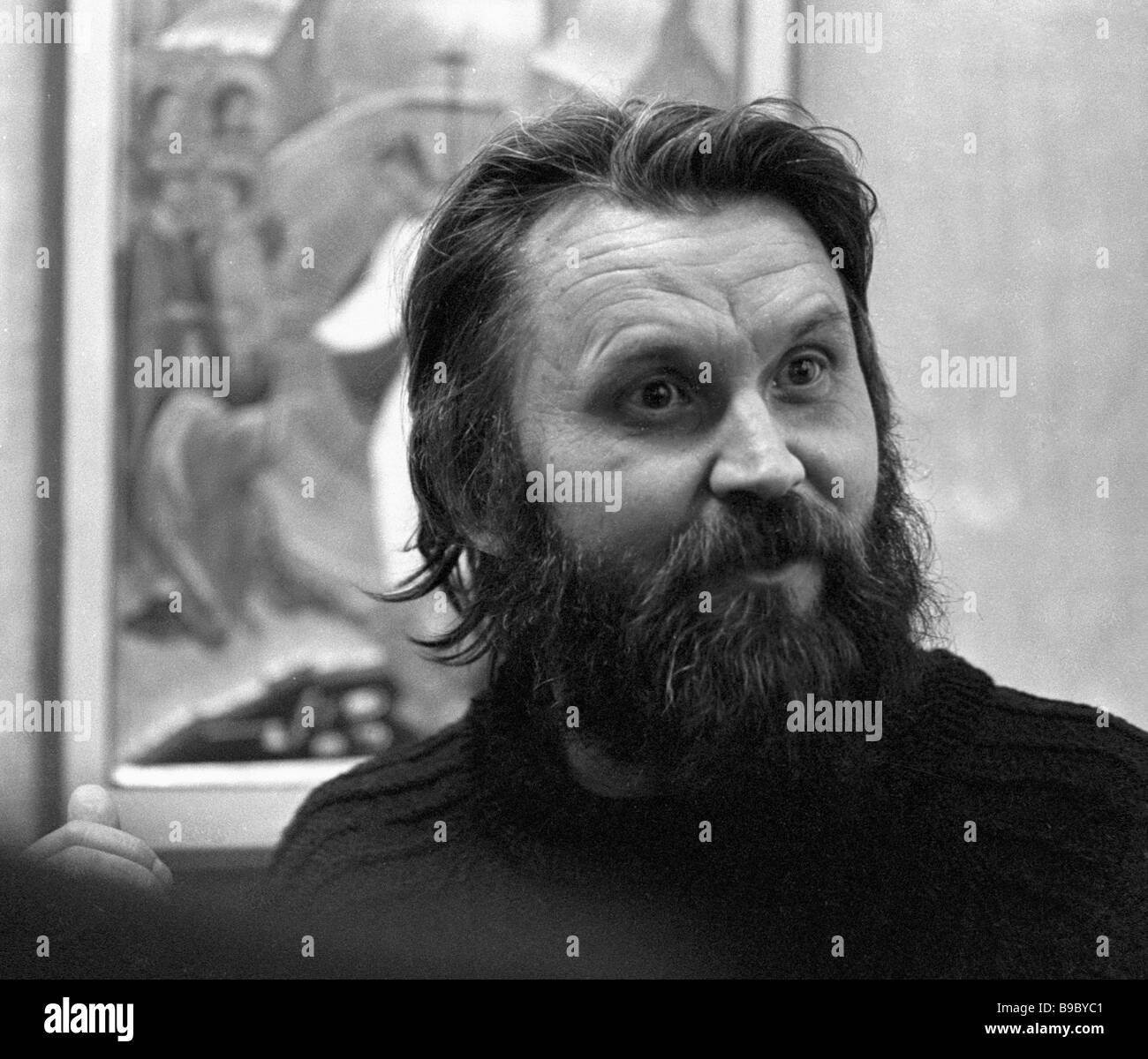 Painter Georgy Ivashchenko Stock Photo - Alamy