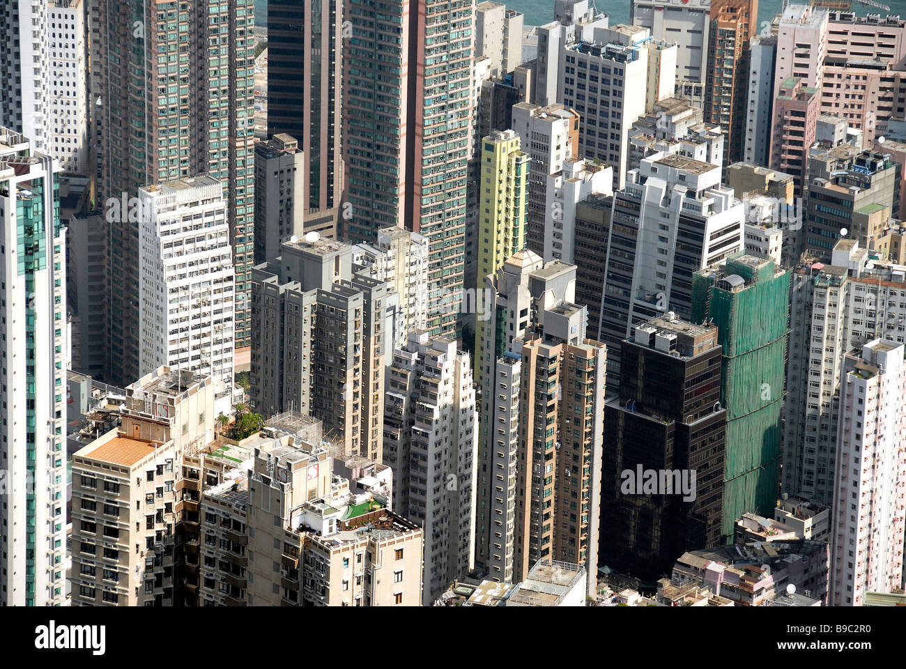 Towers buildings Hong Kong island China Stock Photo - Alamy