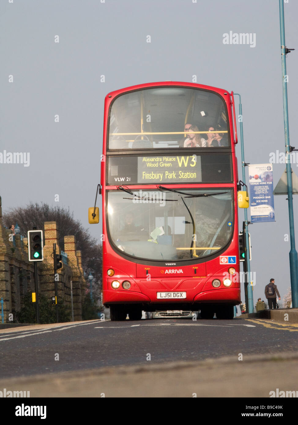 double decker London bus Stock Photo