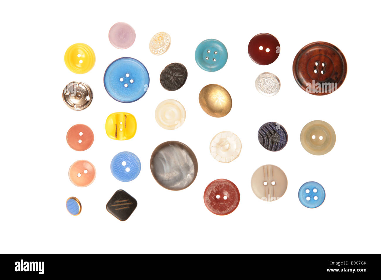 Square Button Cloth Antique button fabric Cut Out Stock Images & Pictures - Alamy