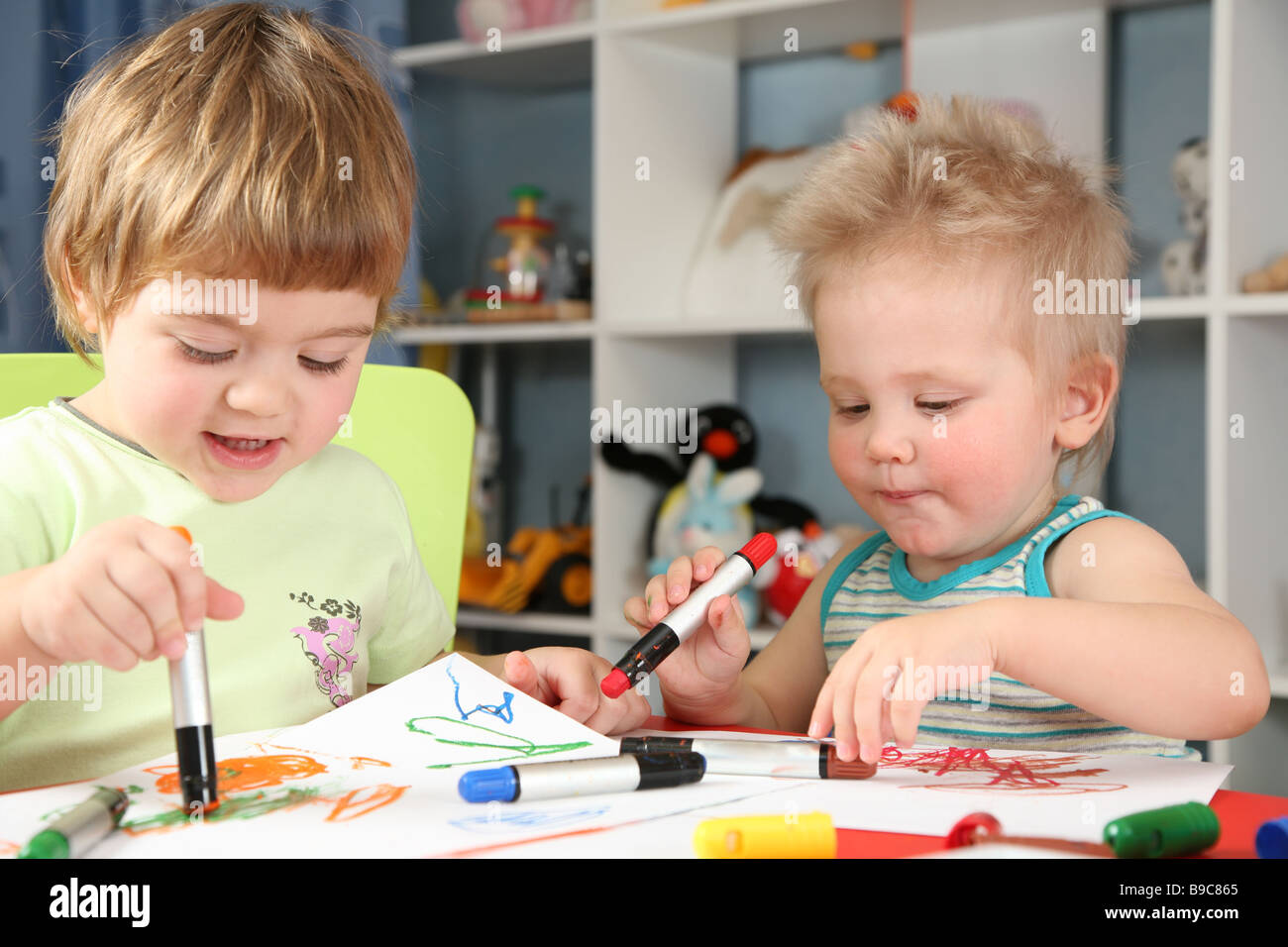 Children room painting hi-res stock photography and images - Alamy