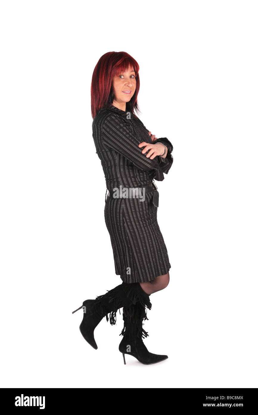 Black stripe dress hi-res stock photography and images - Alamy
