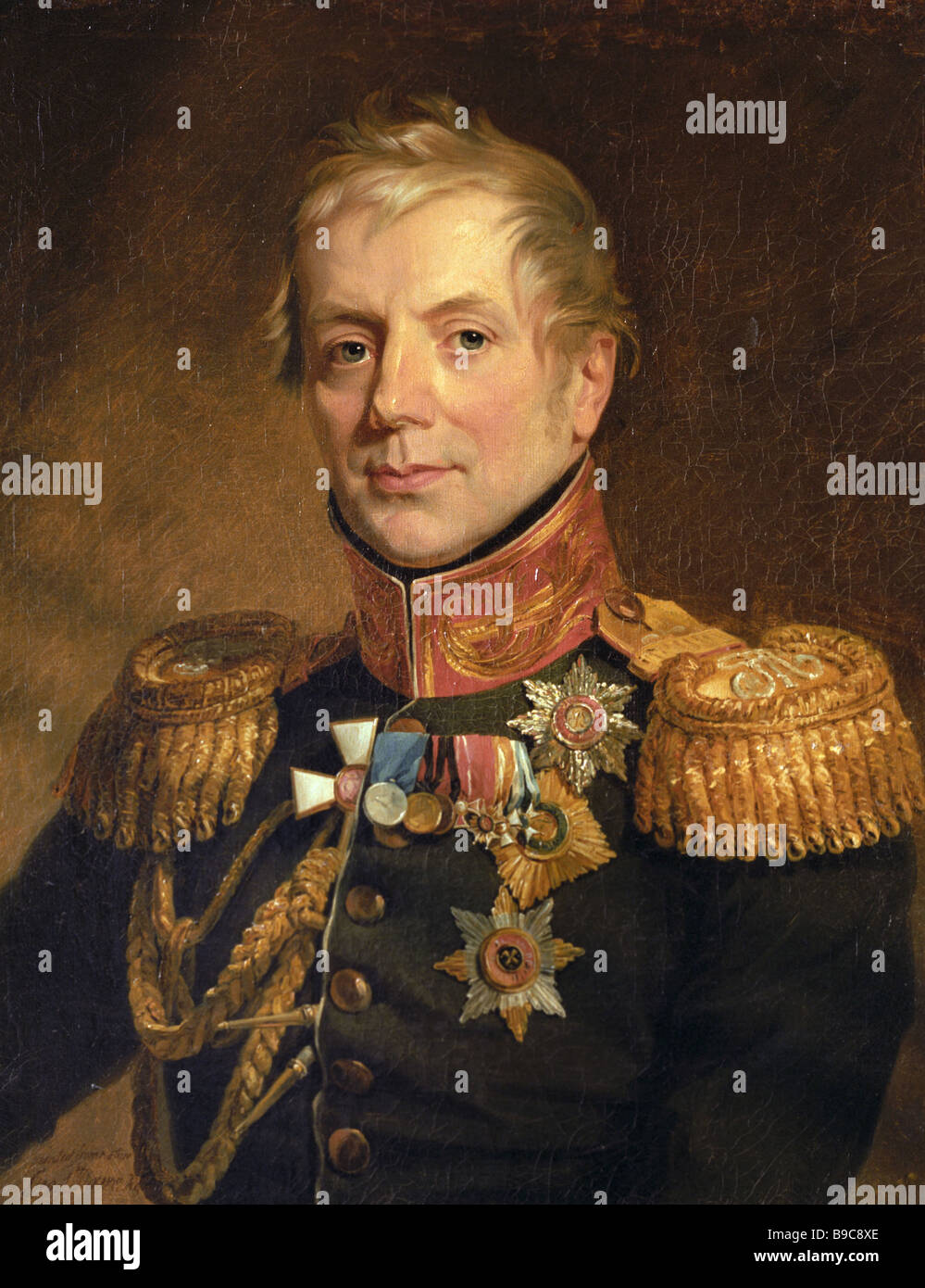 Count and Infantry General Pyotr Konovnitsyn 1764 1822 commanded a division in the 1812 Patriotic War and was on the staff of Stock Photo