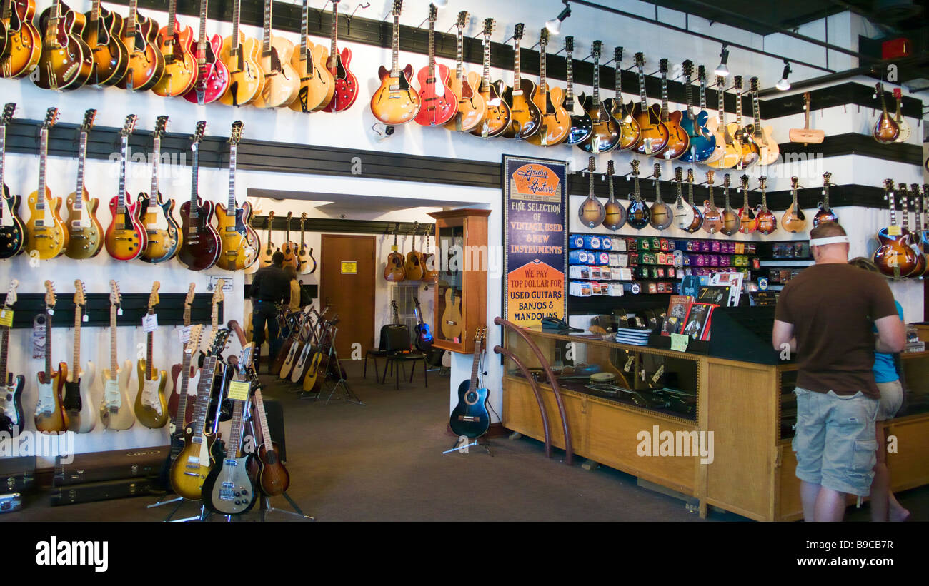 Guitar Shop High Resolution Stock Photography and Images - Alamy