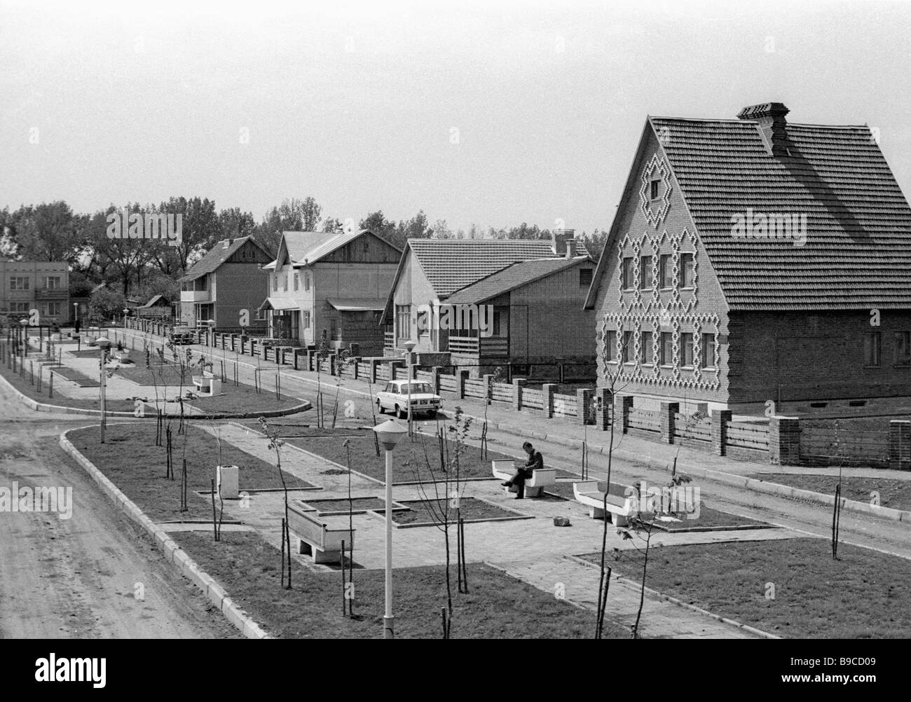 A street of the Dawn settlement Stock Photo Alamy