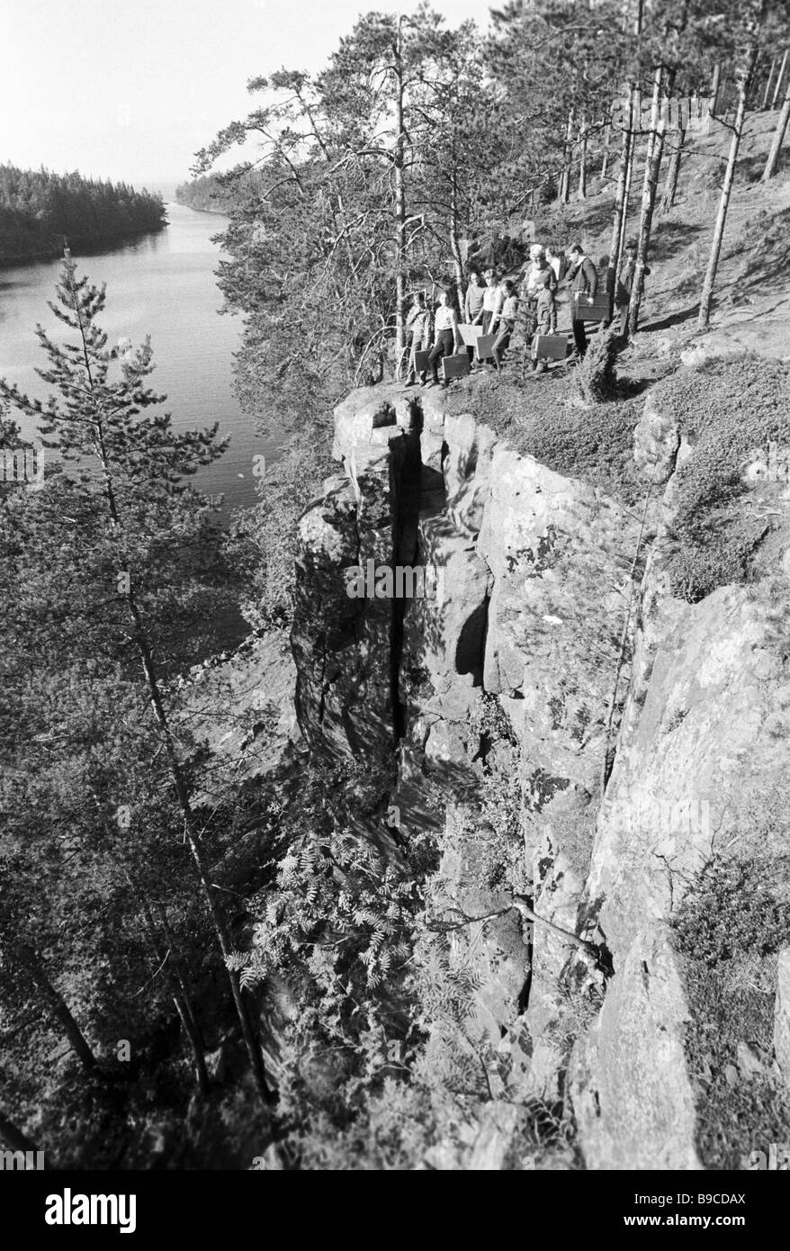 Students of children s art school of Sortavala city on Valaam Island